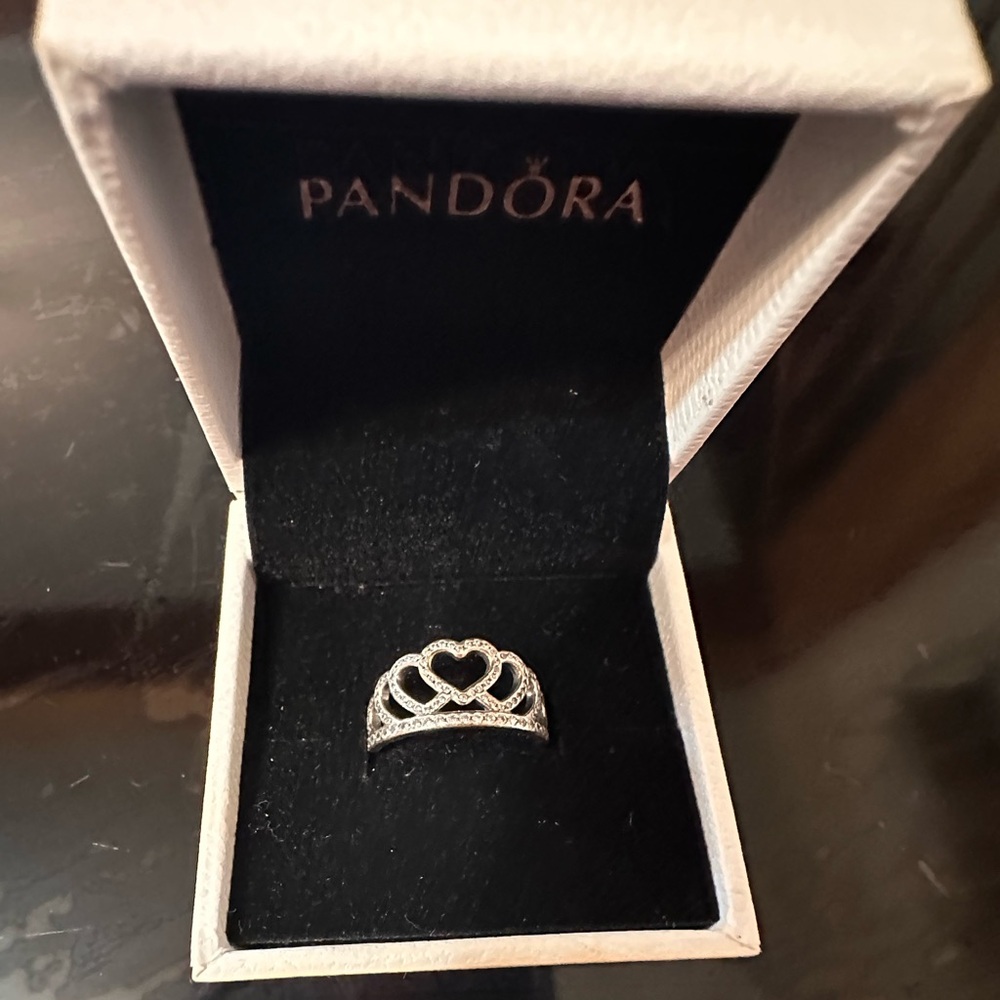 Brand new Pandora Crown ring in original box.